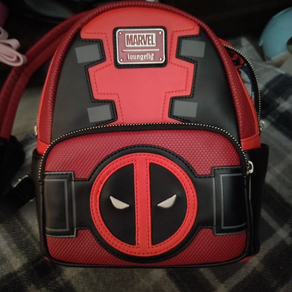 Marvel Loungefly Deadpool Mini Backpack - image 1
